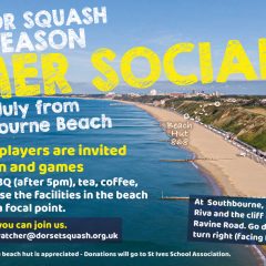 Dorset Junior Squash Summer 2021 Beach Social – POSTPONED